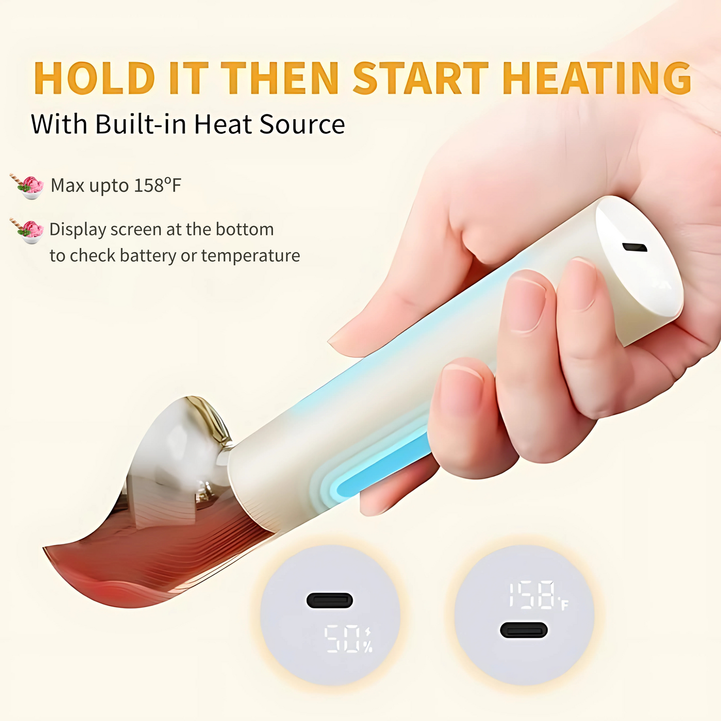 Magic Heat Ice Cream Scooper