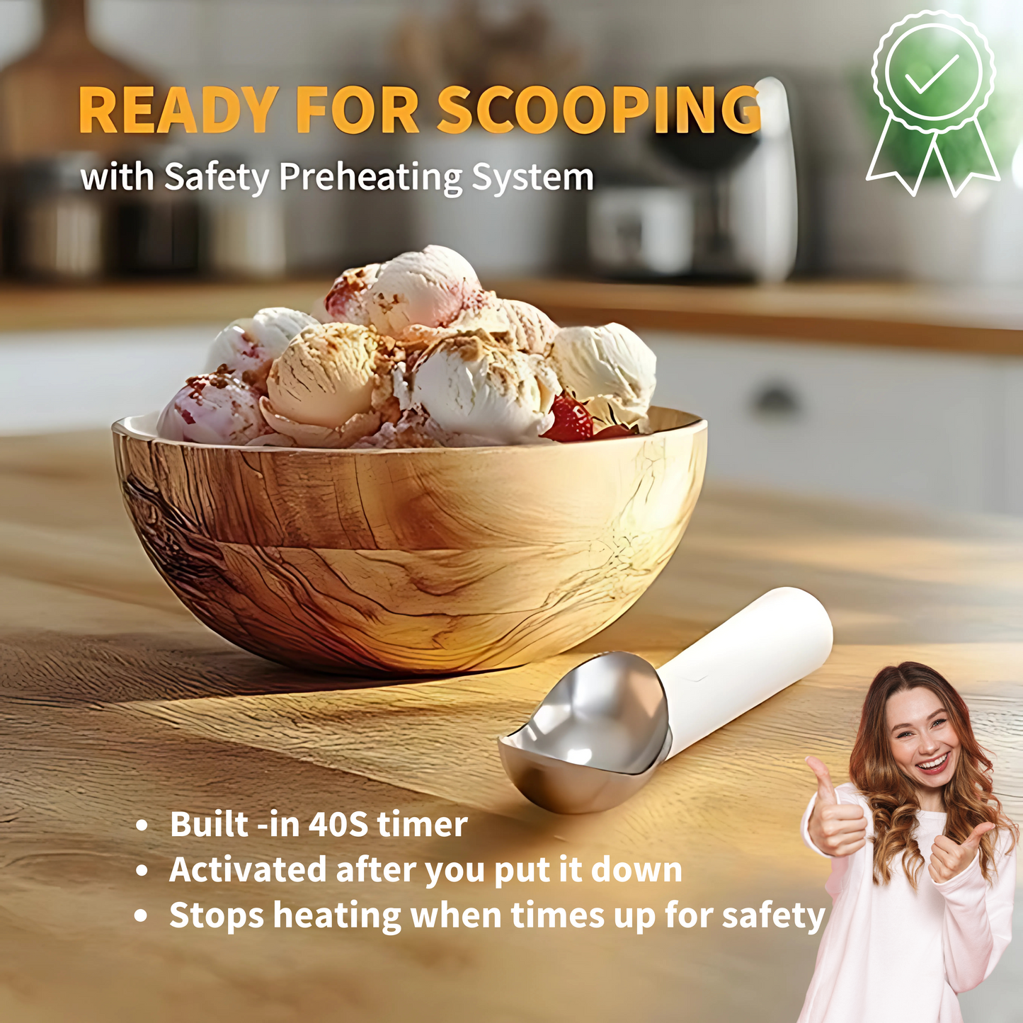 Magic Heat Ice Cream Scooper