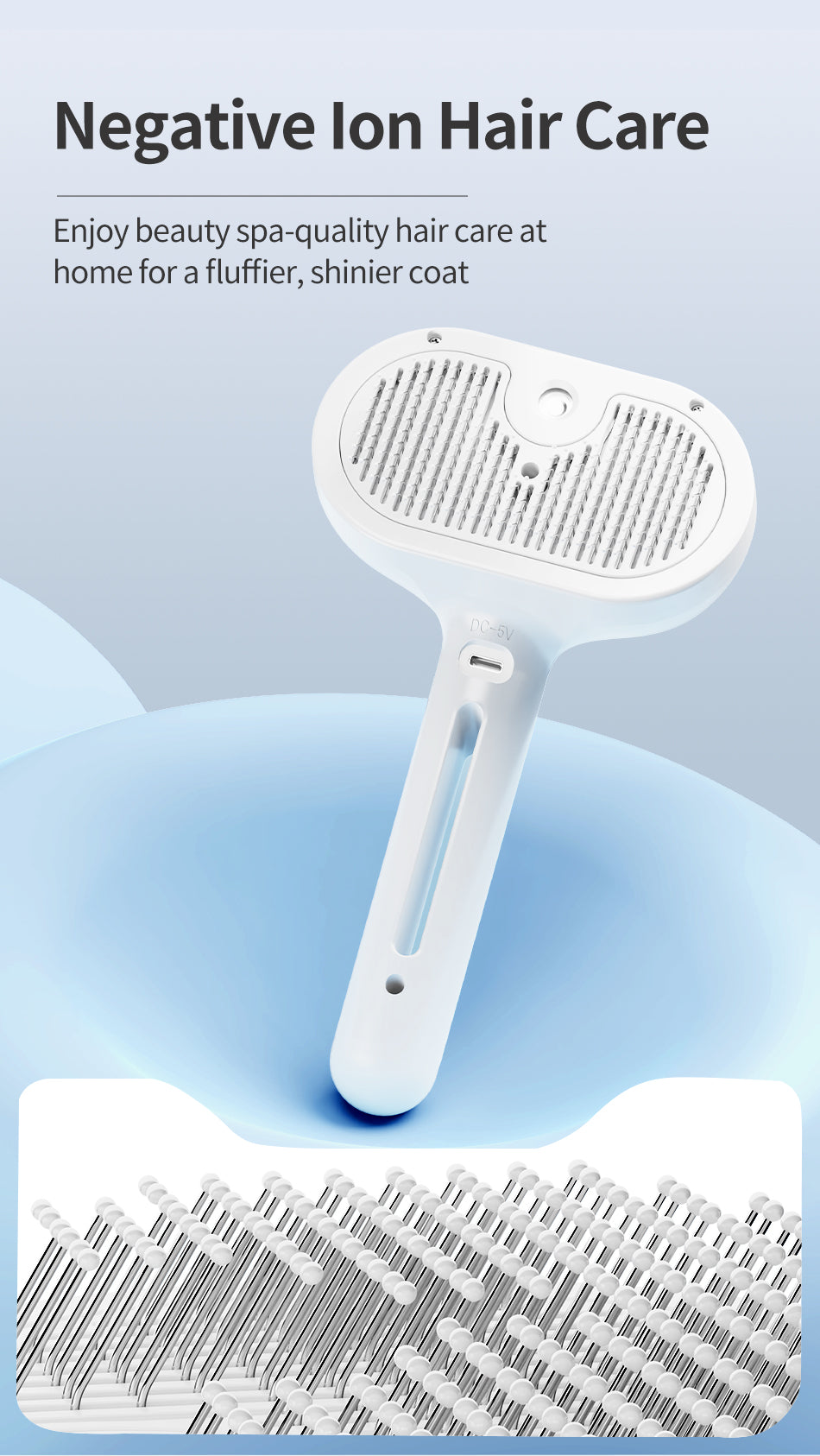 Gentle Pet Grooming Comb