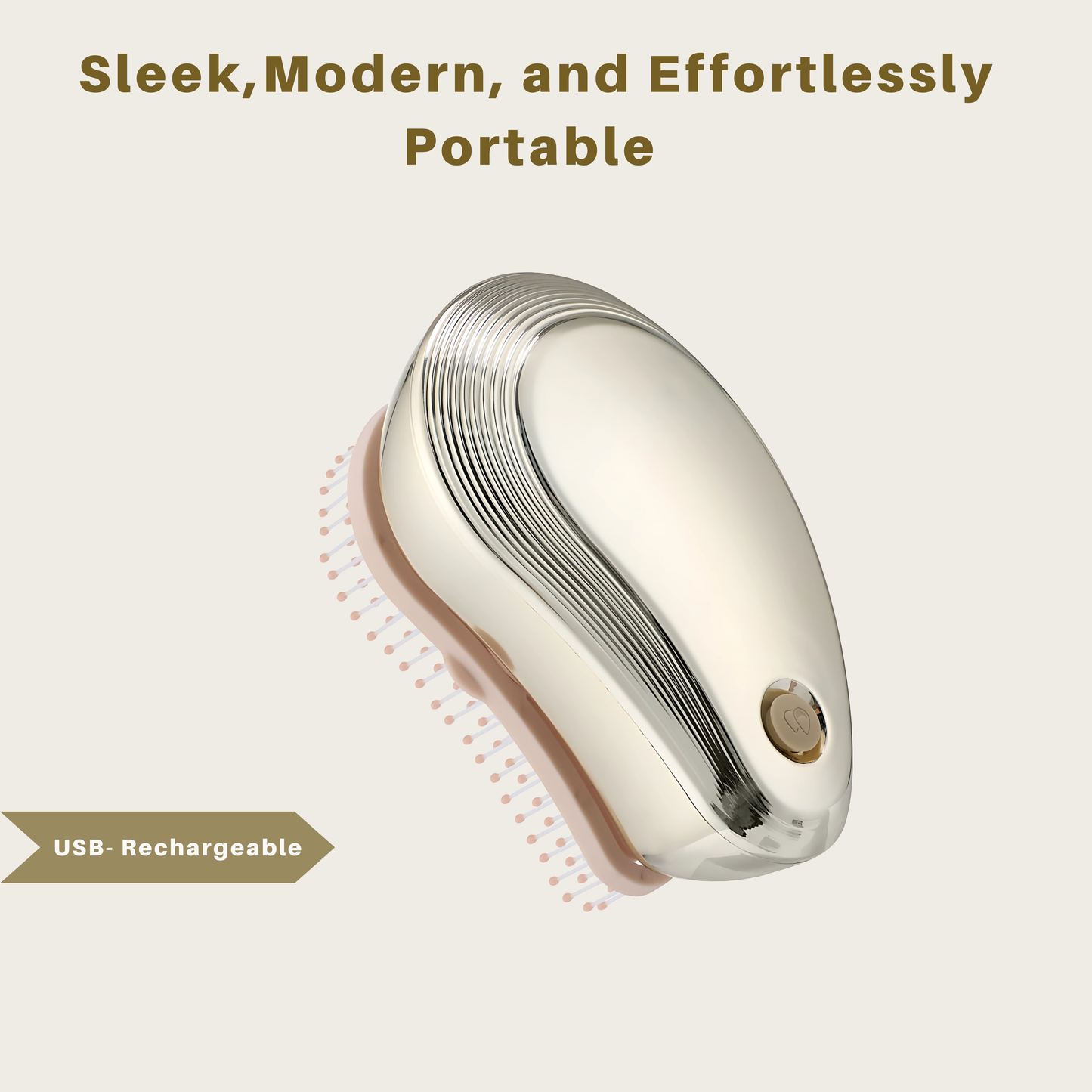 3-in-1 PureGlow Detangler Hairbrush