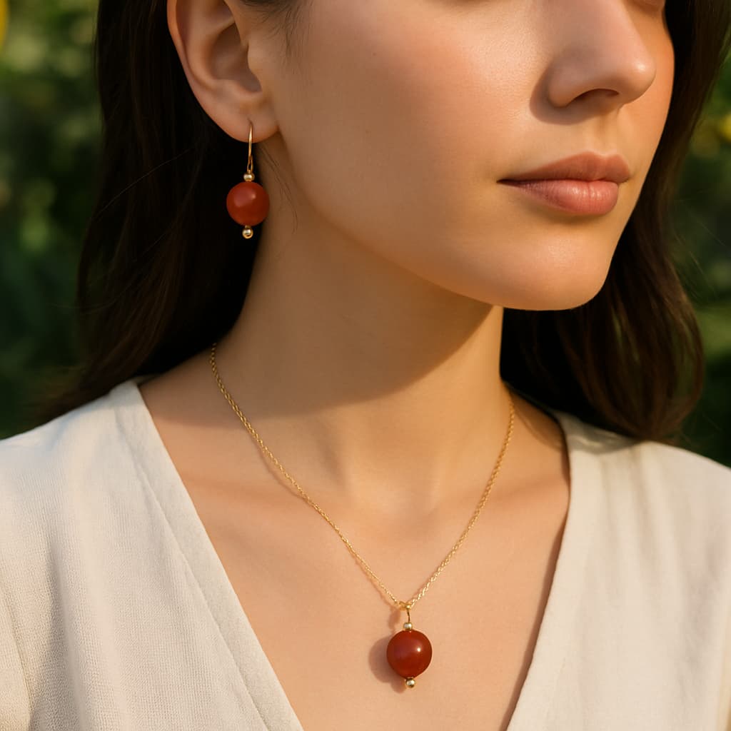 Carnelian Gemstone Jewelry