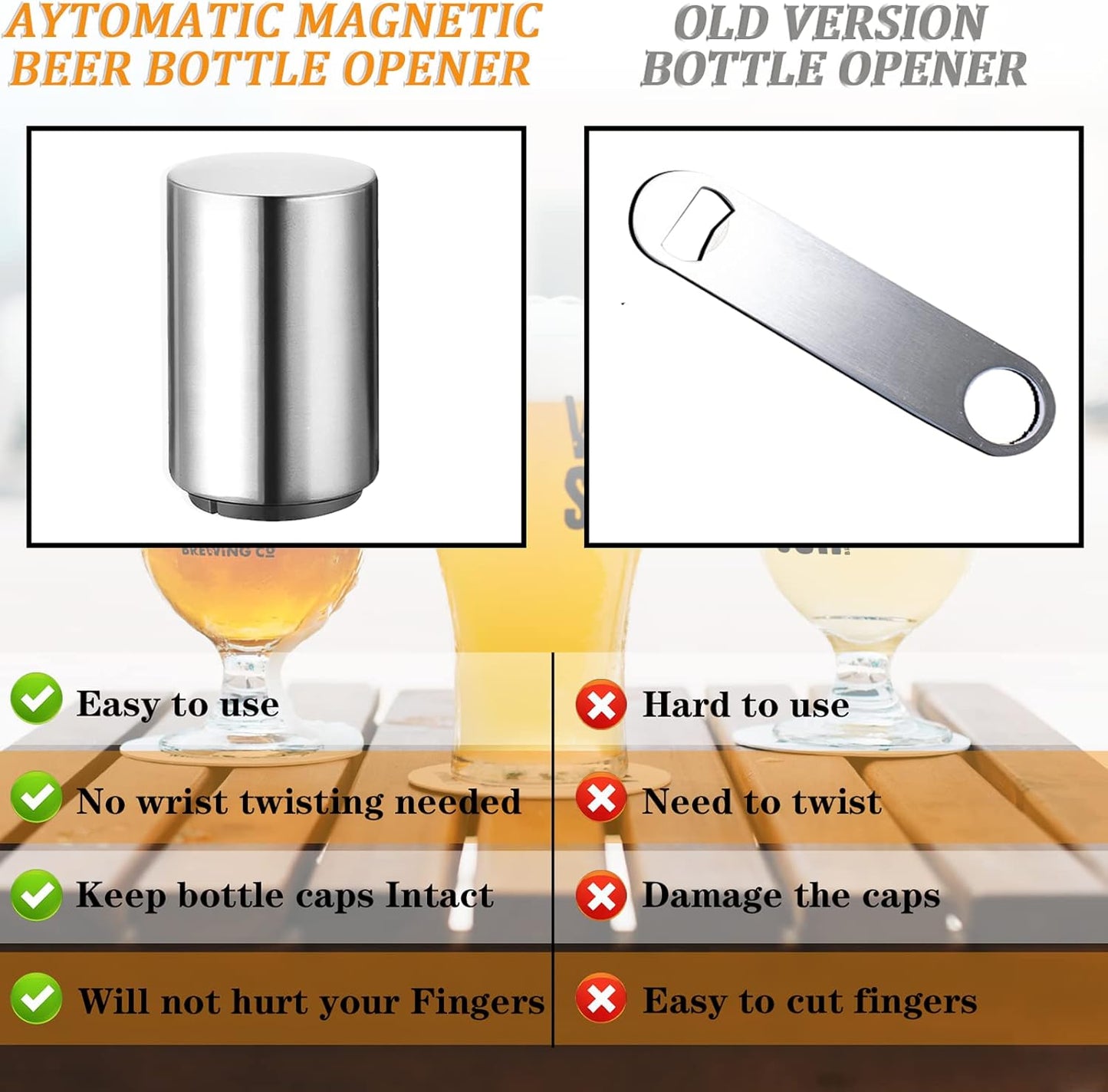 Premium Magnetic Cap Popper